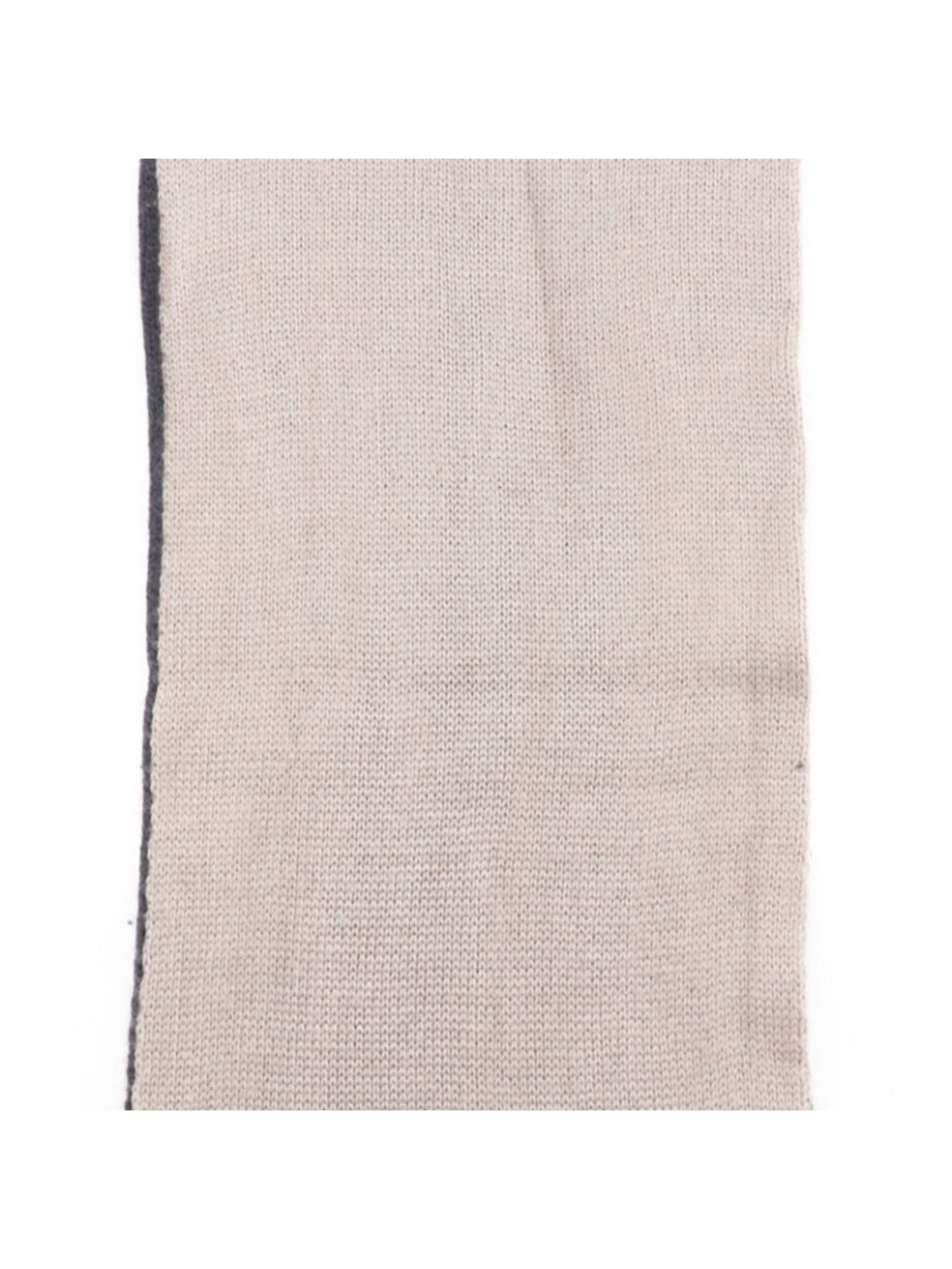 Chanel CC Logo Wool Silk Black Gray Scarf - Picture 4 of 8